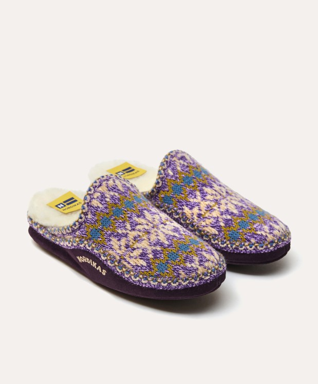 nordikas ZAPATILLAS DE CASA MUJER FORMIGAL PURPURA Libre de impuestos