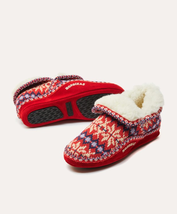 nordikas ZAPATILLAS DE CASA MUJER FORMIGAL CEREZA Oferta exclusiva
