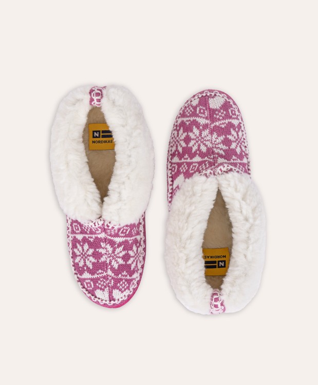 nordikas ZAPATILLAS DE CASA MUJER COPITOS FRESA Ofertas de temporada