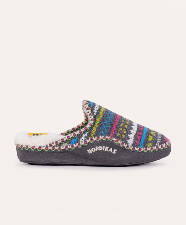 nordikas ZAPATILLAS DE CASA MUJER CANDANCHU GRIS Rebajas de fin de temporada