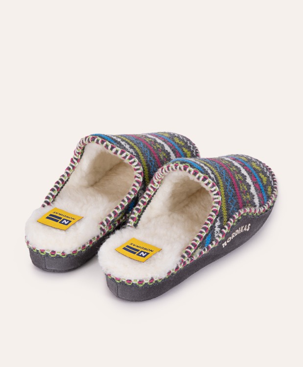 nordikas ZAPATILLAS DE CASA MUJER CANDANCHU GRIS Rebajas de fin de temporada
