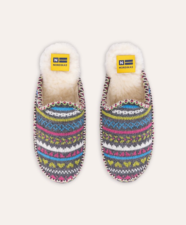 nordikas ZAPATILLAS DE CASA MUJER CANDANCHU GRIS Rebajas de fin de temporada