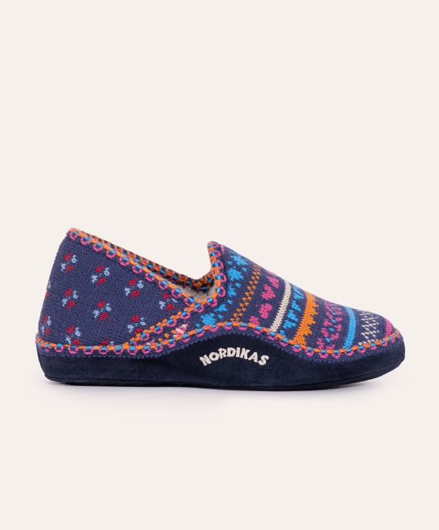 nordikas ZAPATILLAS DE CASA MUJER CANDANCHU MARINO En línea