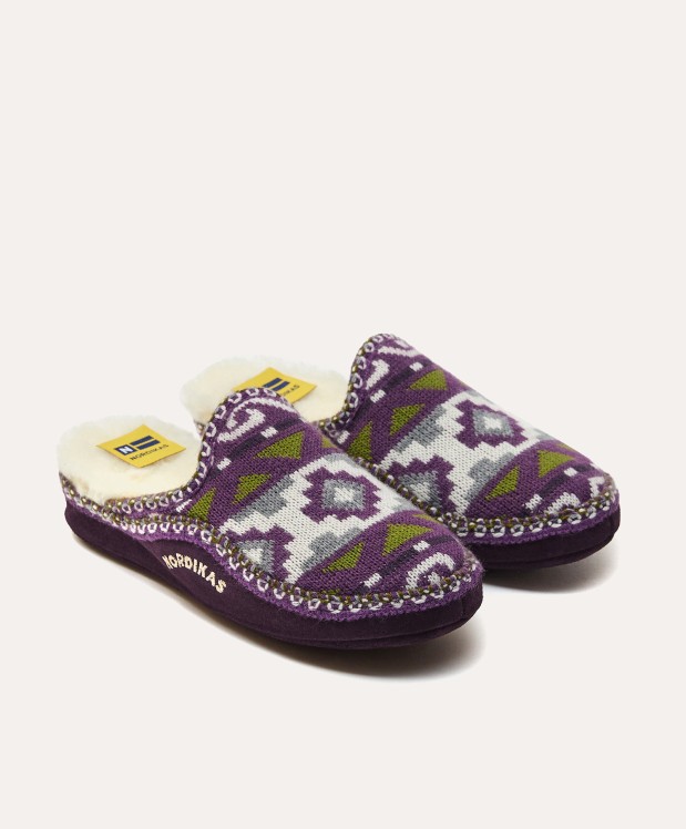 nordikas ZAPATILLAS DE CASA MUJER INCA PURPURA Ofertas