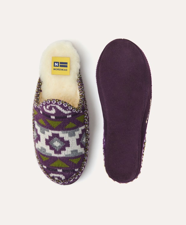 nordikas ZAPATILLAS DE CASA MUJER INCA PURPURA Ofertas