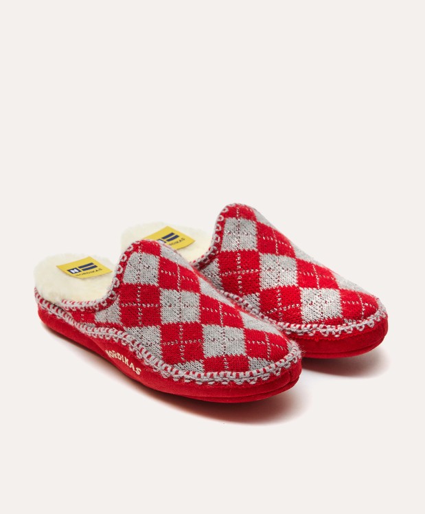 nordikas ZAPATILLAS DE CASA MUJER DAMA ROJO Rebajas baratas