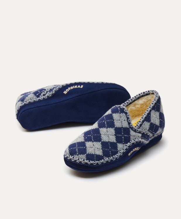 nordikas ZAPATILLAS DE CASA MUJER DAMA AZUL Rebajas de fábrica