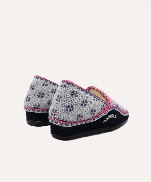 nordikas ZAPATILLAS DE CASA MUJER RENOS MARINO Ventas relámpago