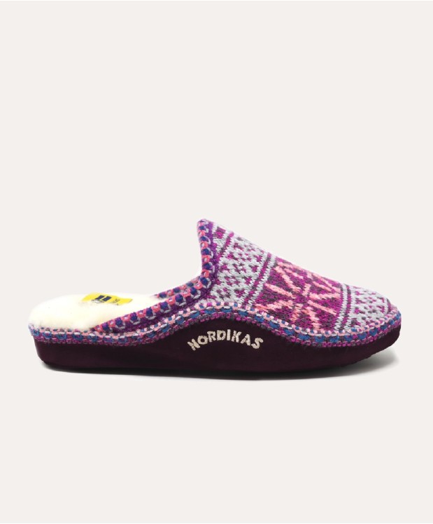 nordikas ZAPATILLAS DE CASA MUJER TEIDE MORADO Tienda