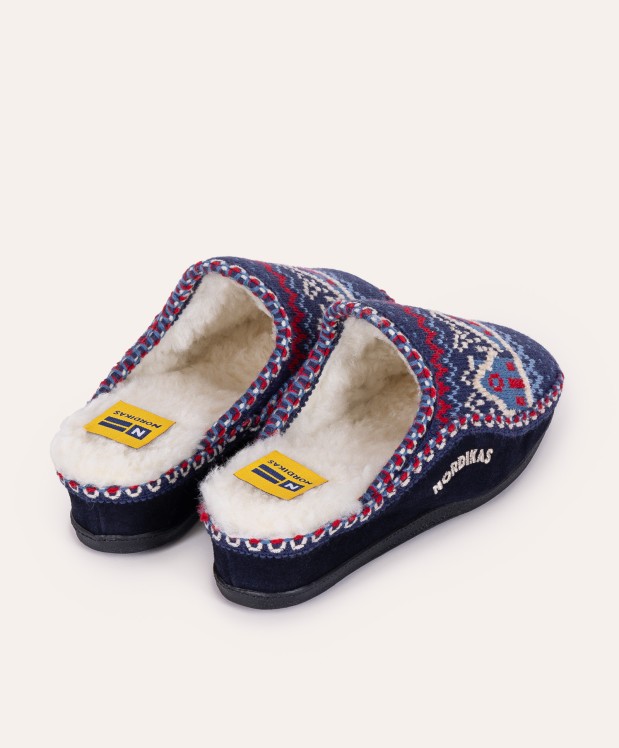 nordikas ZAPATILLAS DE CASA MUJER CABAÑA MARINO Oferta especial