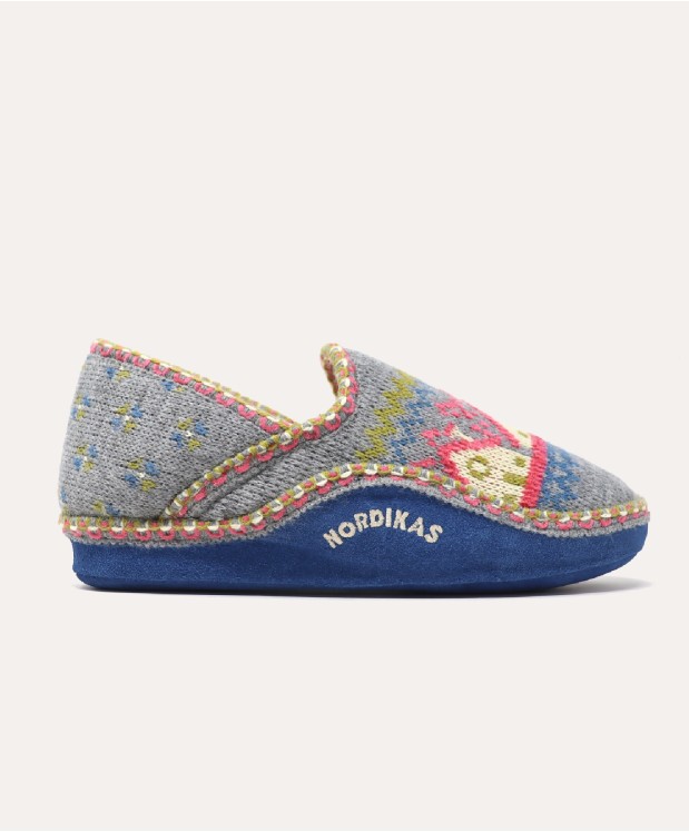 nordikas ZAPATILLAS DE CASA MUJER CABAÑA GRIS Envío gratis
