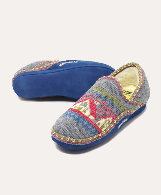nordikas ZAPATILLAS DE CASA MUJER CABAÑA GRIS Envío gratis