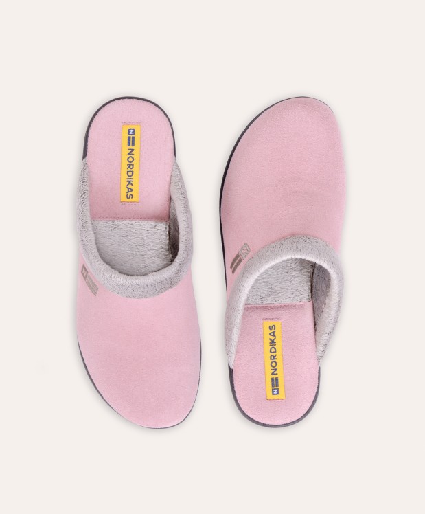 nordikas ZAPATILLAS DE CASA MUJER AFELPADO ROSA ÚLTIMAS EDICIONES
