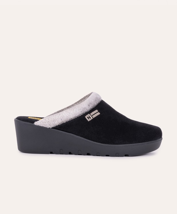 nordikas ZAPATILLAS DE CASA MUJER AFELPADO NEGRO Últimos 2 días