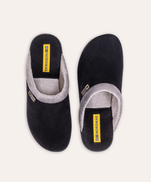nordikas ZAPATILLAS DE CASA MUJER AFELPADO NEGRO Últimos 2 días