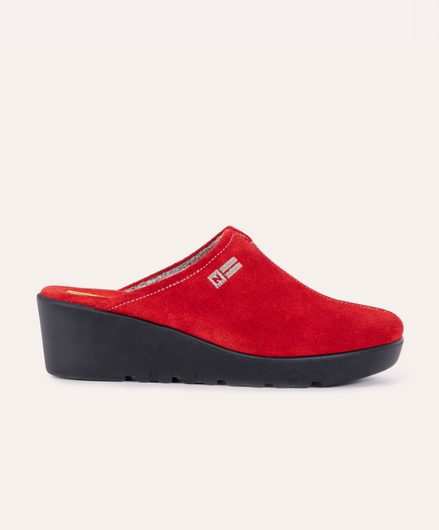nordikas ZAPATILLAS DE CASA MUJER AFELPADO CEREZA Solo hoy