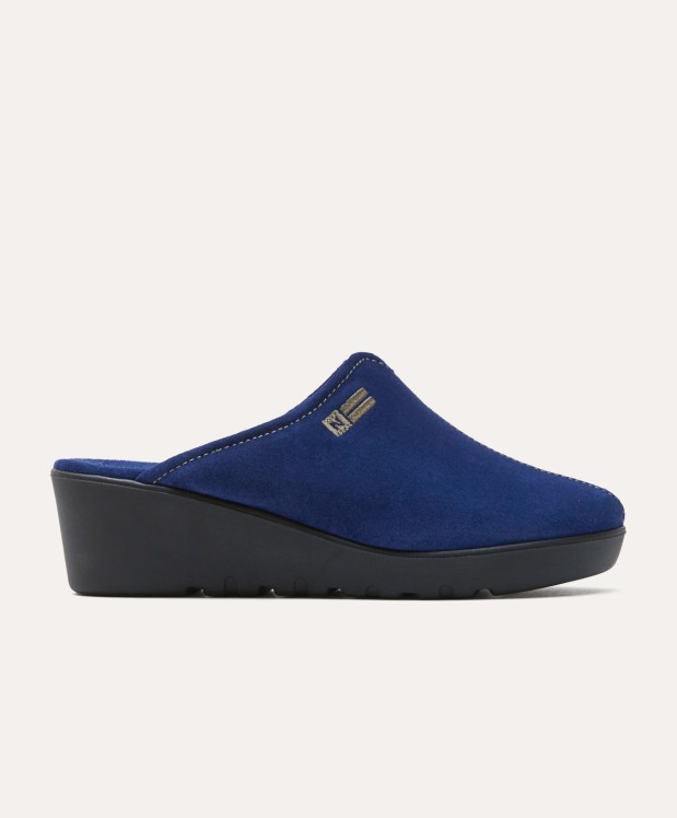 nordikas ZAPATILLAS DE CASA MUJER AFELPADO INDICO Oferta especial de fábrica