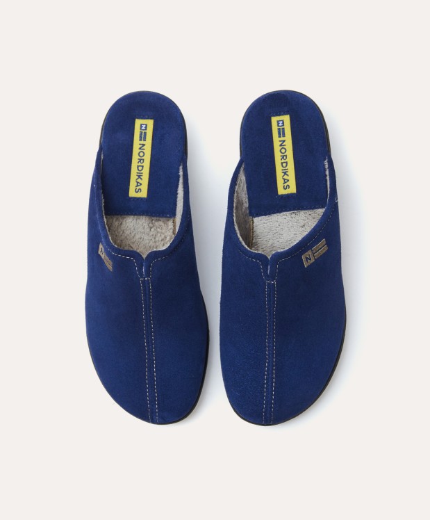 nordikas ZAPATILLAS DE CASA MUJER AFELPADO INDICO Oferta especial de fábrica