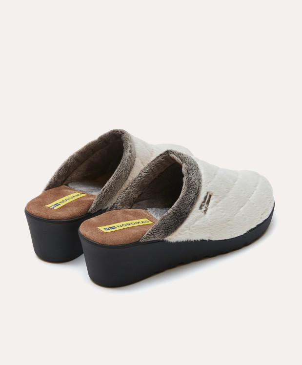 nordikas ZAPATILLAS DE CASA MUJER ALPINO BEIGE Grandes descuentos