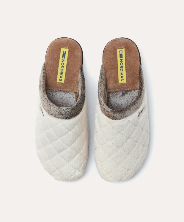 nordikas ZAPATILLAS DE CASA MUJER ALPINO BEIGE Grandes descuentos