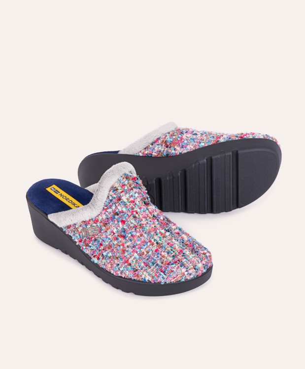 nordikas ZAPATILLAS DE CASA MUJER AVIÑON ZAFIRO Envío internacional gratuito