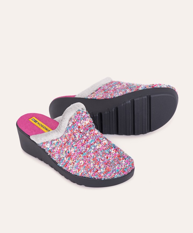 nordikas ZAPATILLAS DE CASA MUJER AVIÑON FRESA Tienda de fábrica