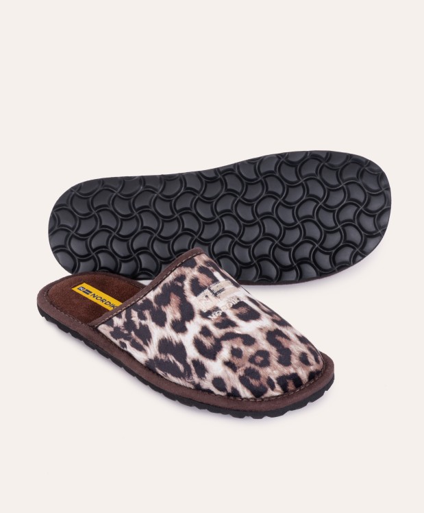nordikas ZAPATILLAS DE VIAJE MUJER LINCE MARRON Última moda