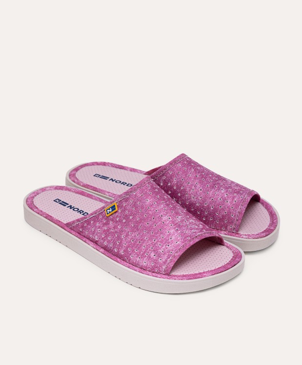 nordikas ZAPATILLAS DE CASA MUJER VAQUERO FRESA Ofertas especiales