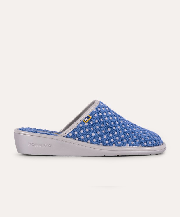 nordikas ZAPATILLAS DE CASA MUJER CIRCLES JEANS Devoluciones gratuitas