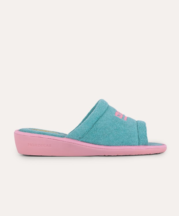 nordikas ZAPATILLAS DE CASA MUJER TOALLA VERDE Rebajas