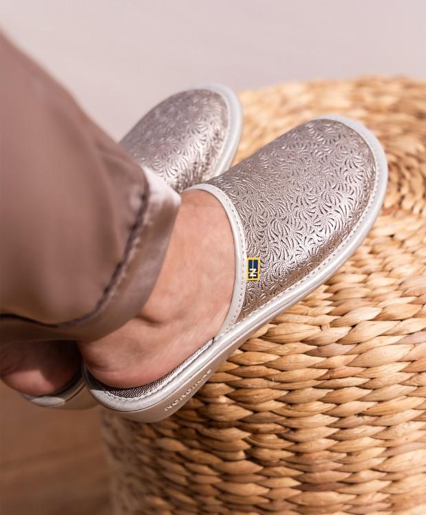 nordikas ZAPATILLAS DE CASA MUJER METALIC ONYX Tienda