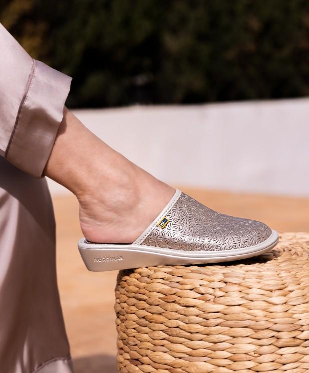 nordikas ZAPATILLAS DE CASA MUJER METALIC ONYX Tienda
