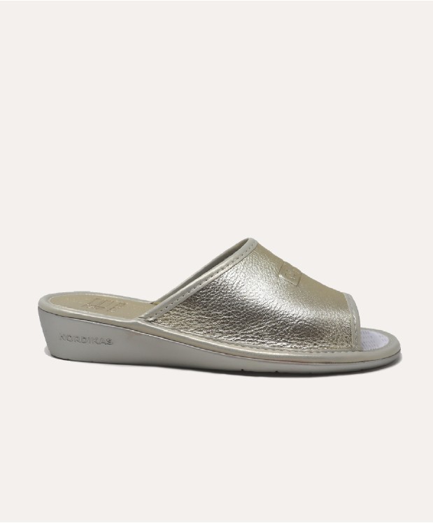 nordikas ZAPATILLAS DE CASA MUJER METALIC PLATINO Rebajas top
