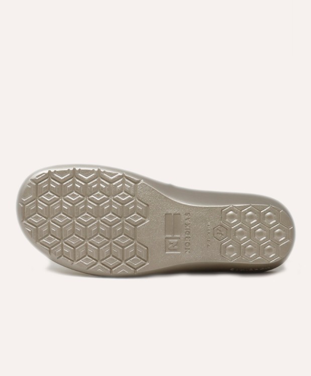 nordikas ZAPATILLAS DE CASA MUJER METALIC PLATINO Rebajas top