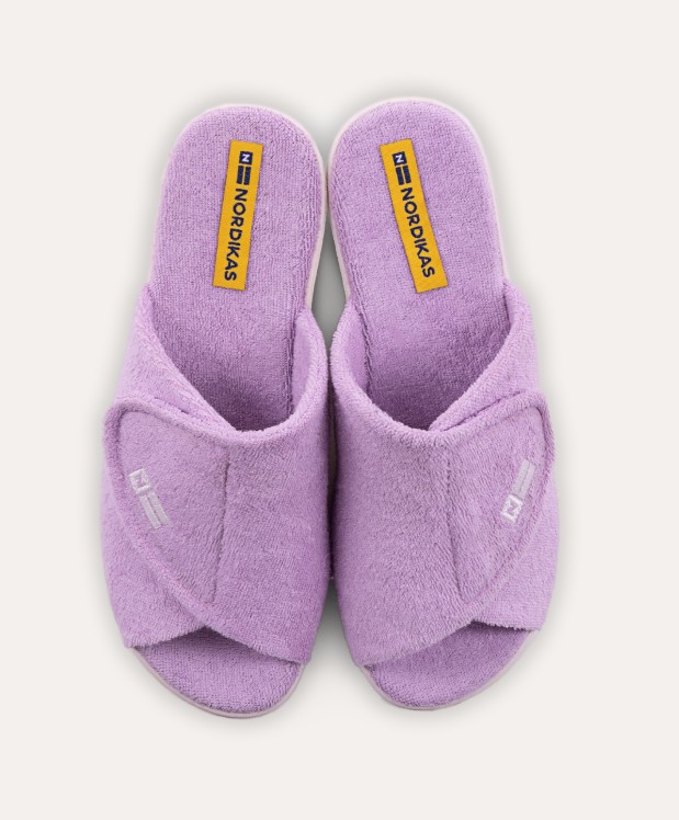 nordikas ZAPATILLAS DE CASA MUJER TOALLA LILA Precio de fábrica