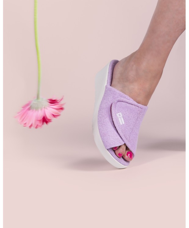 nordikas ZAPATILLAS DE CASA MUJER TOALLA LILA Precio de fábrica