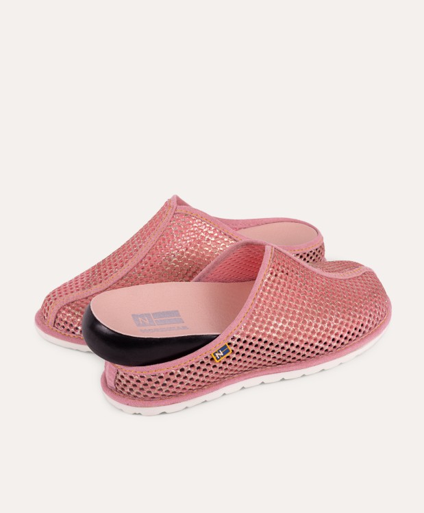 nordikas ZAPATILLAS DE CASA MUJER METALCRIS ROSA Liquidación