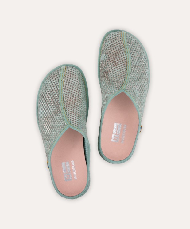 nordikas ZAPATILLAS DE CASA MUJER METALCRIS MENTA Envío internacional gratuito