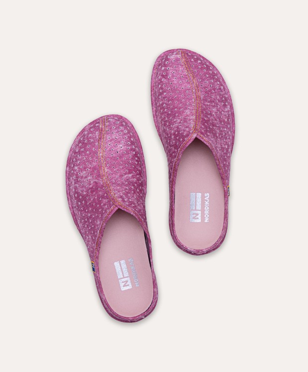 nordikas ZAPATILLAS DE CASA MUJER VAQUERO FRESA Tienda de fábrica