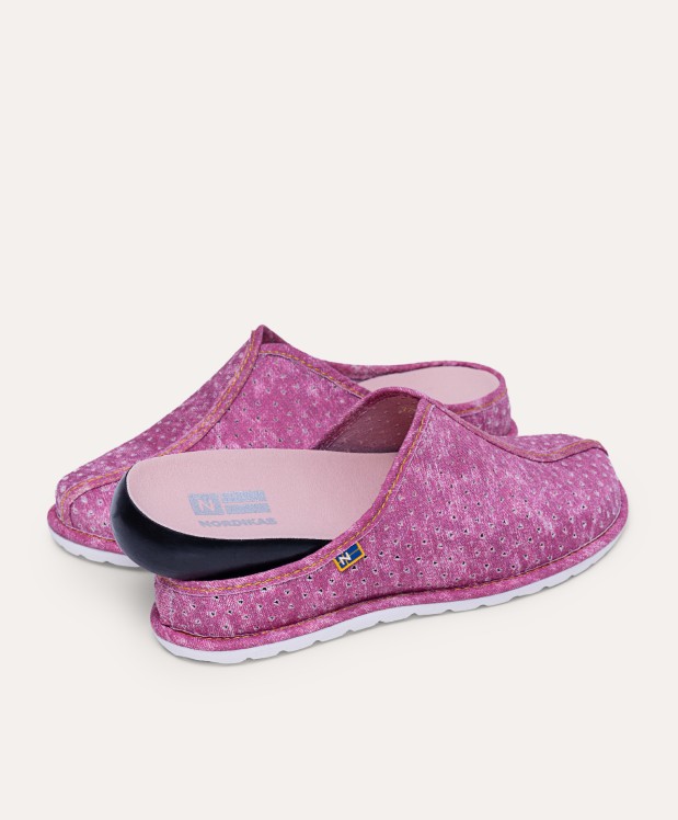 nordikas ZAPATILLAS DE CASA MUJER VAQUERO FRESA Tienda de fábrica