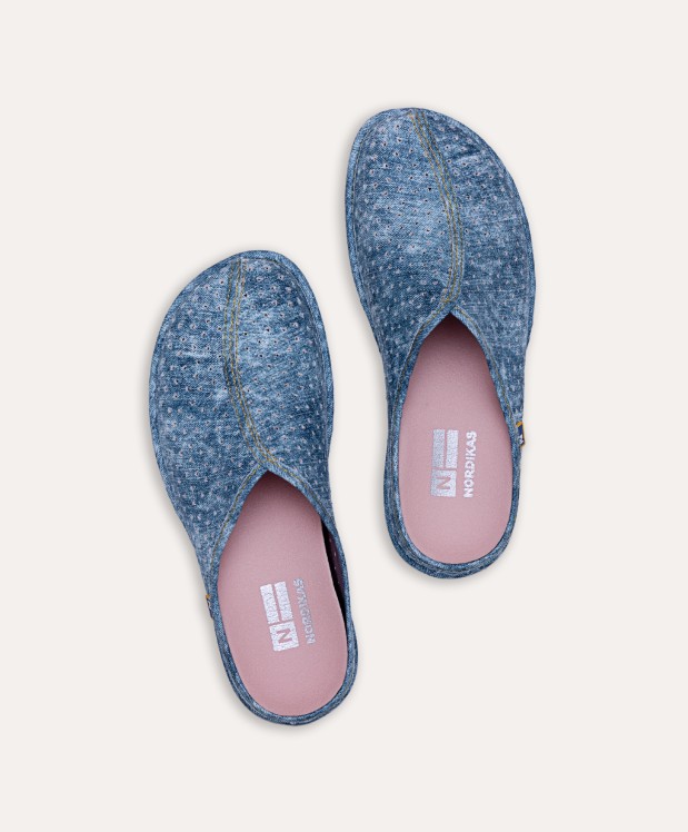 nordikas ZAPATILLAS DE CASA MUJER VAQUERO AZUL Limitado a 3 días