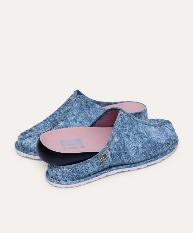 nordikas ZAPATILLAS DE CASA MUJER VAQUERO AZUL Limitado a 3 días