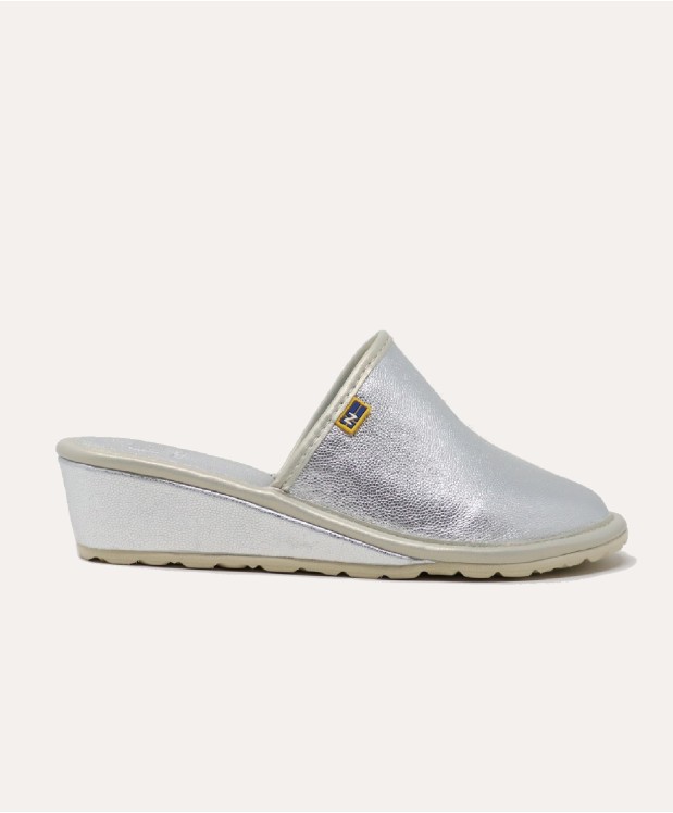 nordikas ZAPATILLAS DE CASA MUJER METALIC PLATA Precios de Black Friday