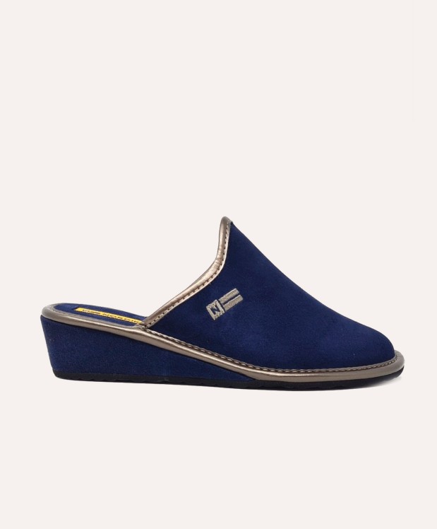 nordikas ZAPATILLAS DE CASA MUJER AFELPADO INDICO Descuento por venta flash