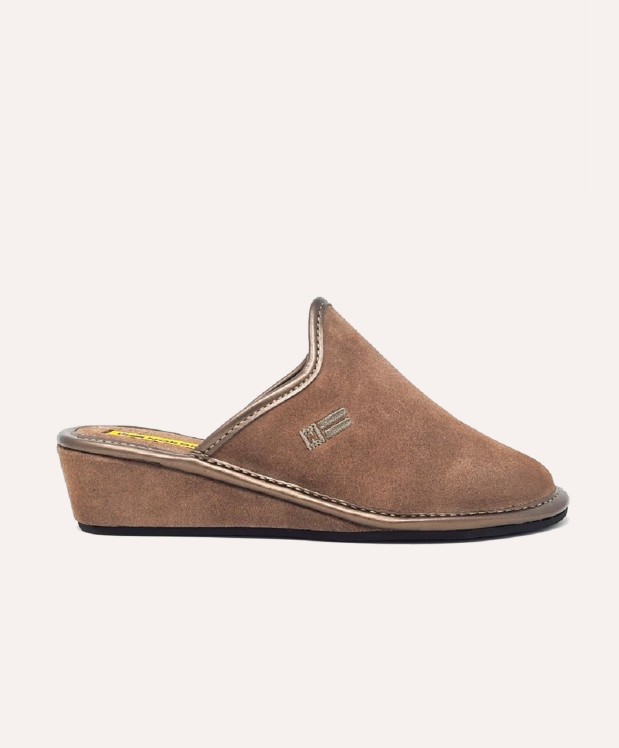 nordikas ZAPATILLAS DE CASA MUJER AFELPADO PIEDRA Ofertas de temporada