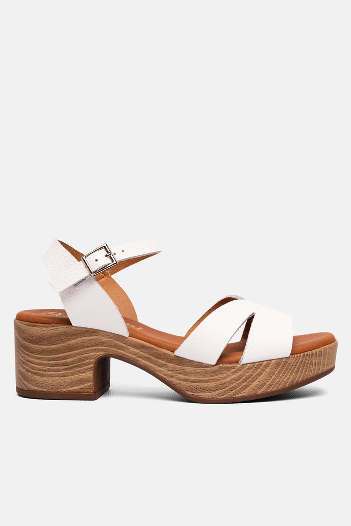 oh my sandals Sandalia Mujer Piel Pamela Blanco Grandes descuentos