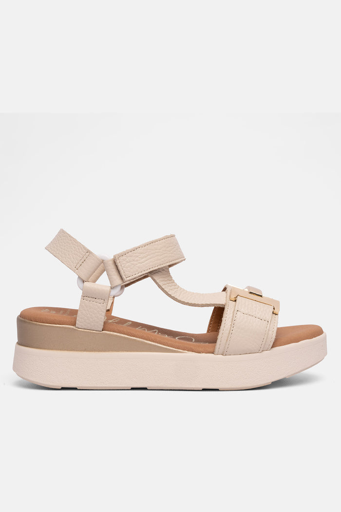 oh my sandals Sandalia Mujer Piel Vania Hielo Devoluciones gratuitas