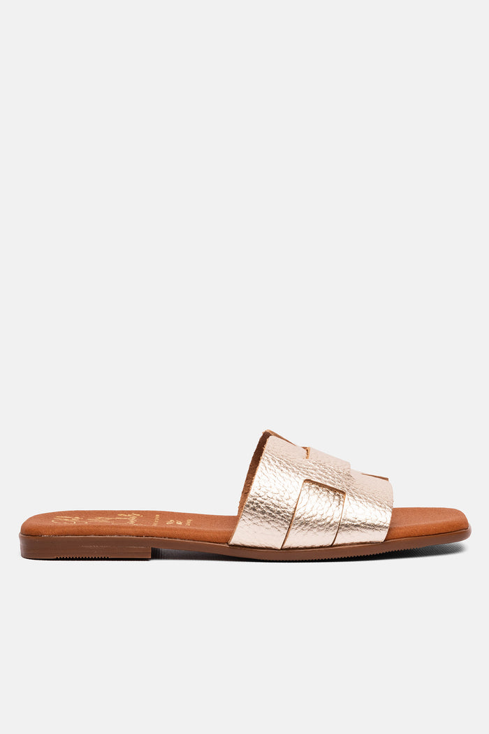 oh my sandals Sandalia Mujer Piel Alexia Champán En línea