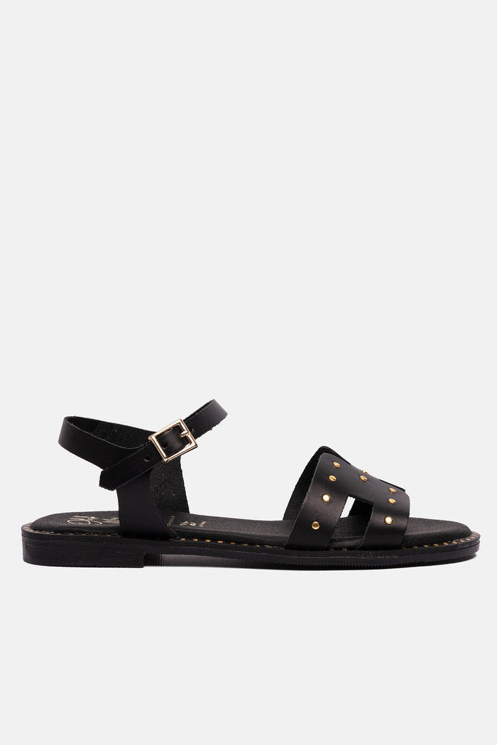 oh my sandals Sandalia Mujer Piel Fiorella Negro En oferta