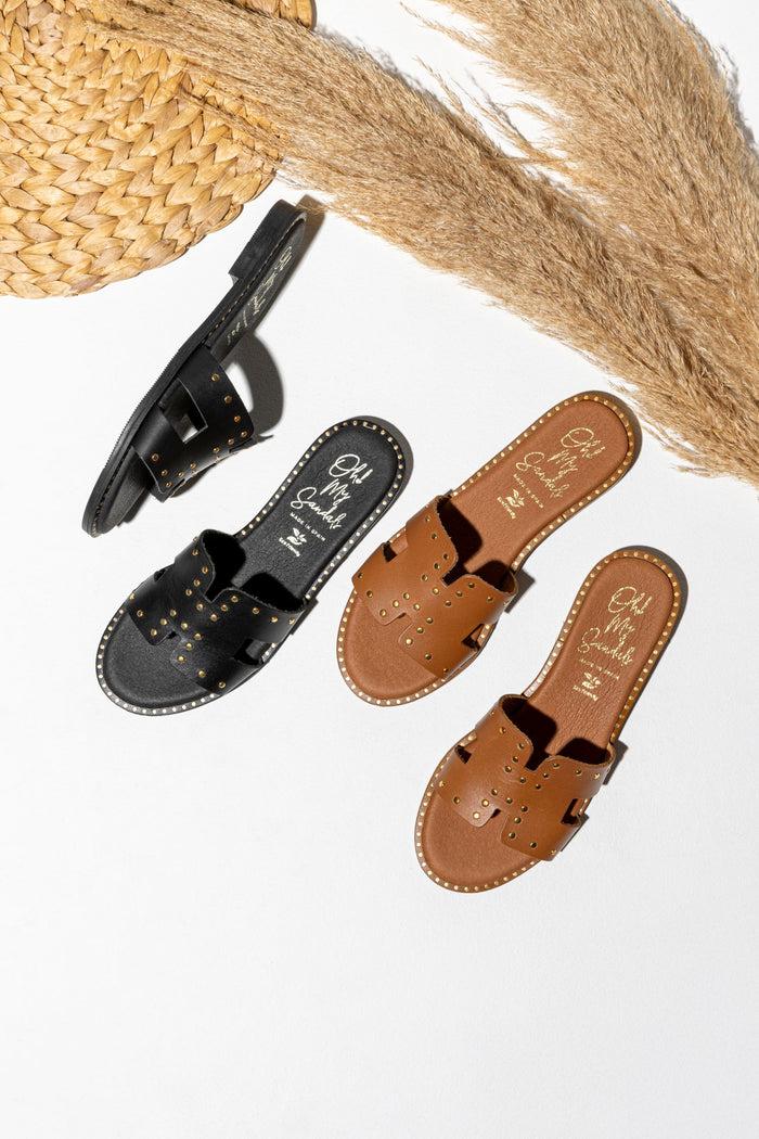 oh my sandals Sandalia Mujer Piel Erika Roble Gran oferta